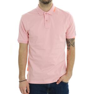 POLO CONTRASTI ROSA